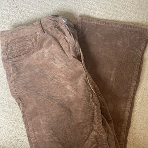 SHEIN BROWN FLARE PANTS